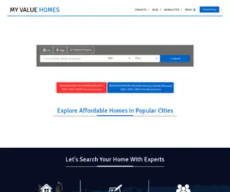 Myvaluehomes.com(My Values Homes) Screenshot