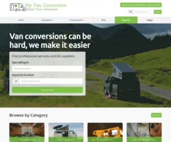 Myvanconversion.co.uk(Van Conversion Professional Directory) Screenshot