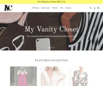 Myvanitycloset.com(My Vanity Closet) Screenshot