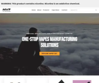 Myvapefactory.com(MVF Home) Screenshot