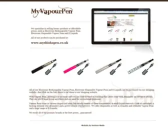 Myvapourpen.co.uk(Disposable Vapour Pens) Screenshot