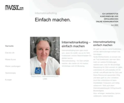 Myvasco.com(Internetmarketing Agentur) Screenshot