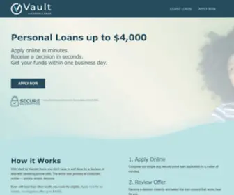 Myvaultloan.com(Online Personal Loans up to $4) Screenshot