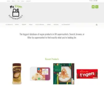 Myvegansupermarket.co.uk(My Vegan Supermarket) Screenshot