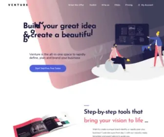 Myventure.io(Build your great idea and develop a beautiful brand. Venture) Screenshot