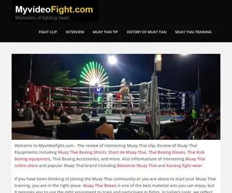 Myvideofight.com(Best Muay Thai Video Fight Top 10 Knockout) Screenshot