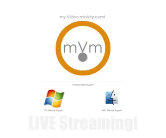 Myvideoministry.com(My Video ministry.com) Screenshot