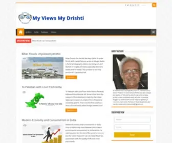 Myviewsmydrishti.com(My views My Drishti) Screenshot