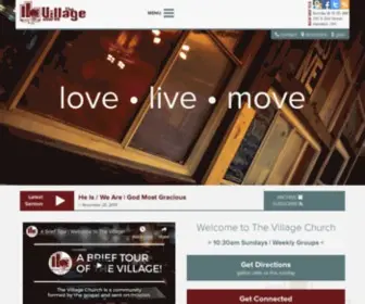 Myvillagechurch.com(The Village Church) Screenshot