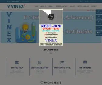 Myvinex.com(VINEX coaching institute in Visakhapatnam(Vizag)) Screenshot