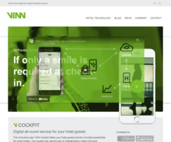 Myvinn.com(VINN personalisiert die digitale Gastreise: Software für smarte Hotels) Screenshot