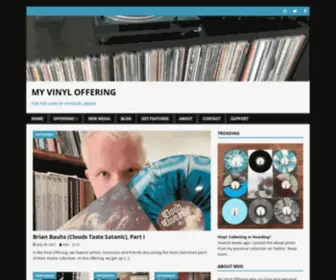 Myvinyloffering.com(For the Love of Physical Media) Screenshot