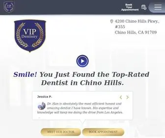 Myvipdentistry.com(Dentist in Chino Hills) Screenshot