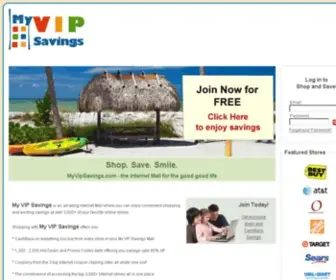 Myvipsavings.com(Shop) Screenshot