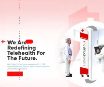 Myvirtualexam.com(Redefining Telehealth for our future) Screenshot