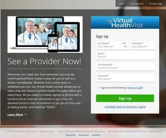 Myvirtualhealthvisit.org(Myvirtualhealthvisit) Screenshot