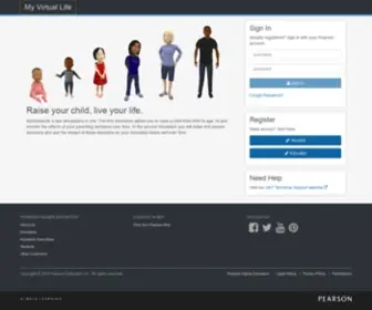 Myvirtuallife.com(My Virtual Life) Screenshot