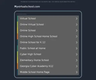 Myvirtualschool.com(Online High School) Screenshot