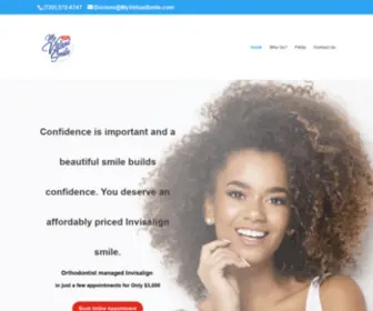 Myvirtualsmile.com(Invisalign Colorado) Screenshot