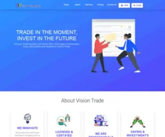 Myvisiontrade.com(Create your investment management platform in minutes) Screenshot