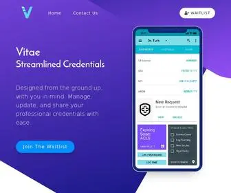 Myvitae.io(Vitae) Screenshot