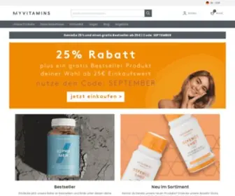 Myvitamins.de(Kaufe Deine Vitamine) Screenshot