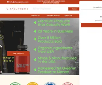 Myvitasource.com(Official Supreme Greens with MSM) Screenshot