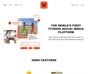 Myvitrend.com(The World's First Fitness Social Media Platform) Screenshot