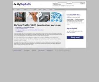 Myvoiptraffic.com(Wholesale A) Screenshot