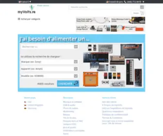 Myvolts.fr(Chargeurs et solutions de charge) Screenshot