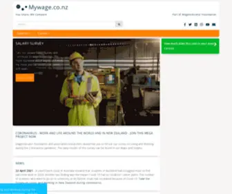 Mywage.co.nz(All about Wages in New Zealand. Alle about Labour Law in New Zealand) Screenshot