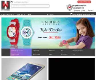 Mywannado.com(Integrated Portal for Online Shopping) Screenshot