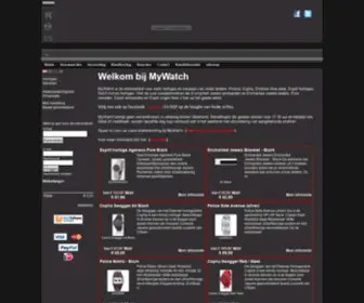 Mywatch.nl(MyWatch voor de levering van merk horloges en sieraden als Esprit) Screenshot