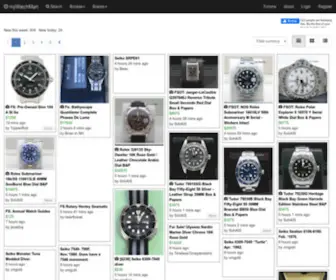 Mywatchmart.com(Used watch search engine) Screenshot