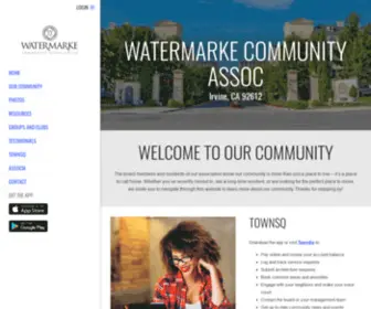 Mywatermarke.com(Watermarke Community Association) Screenshot