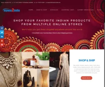 Myway2India.com(Indian Shopping from Abroad) Screenshot