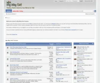 Mywayout.org(My Way Out Forums) Screenshot
