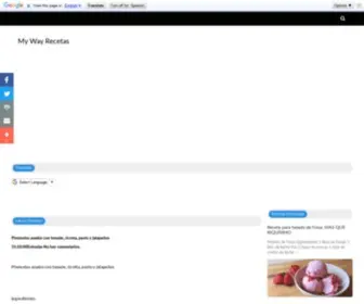 Mywayrecetas.com(My Way Recetas) Screenshot