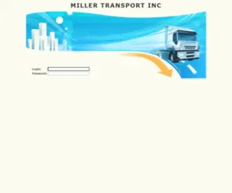 Mywaytransportation.com(MILLER TRANSPORT INC) Screenshot