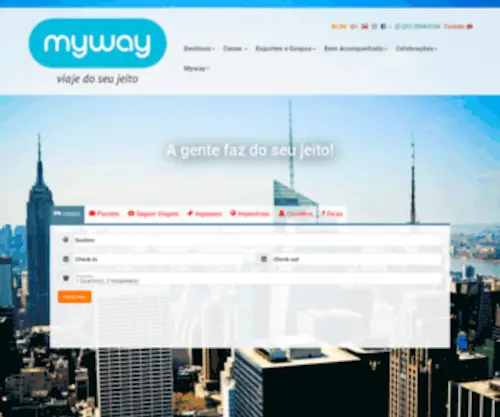 Mywaytrip.com.br(Myway) Screenshot