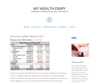 Mywealthdiary.com(Mywealthdiary) Screenshot