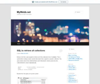 Mywebb.net(Collection of stuff I find useful) Screenshot