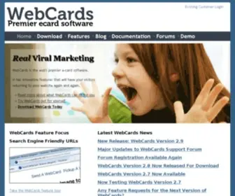 Mywebcards.net(Premier e) Screenshot