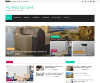 Mywebcontent.com(My Web Content) Screenshot