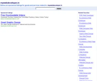Mywebdeveloper.in(MY WEB DEVELOPER) Screenshot