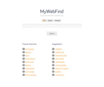 Mywebfind.com(Mywebfind) Screenshot