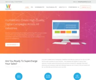Mywebhero.co.uk(MyWebhero ©) Screenshot
