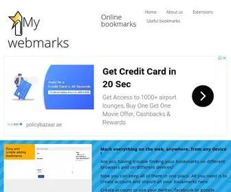 Mywebmarks.net(My webmarks) Screenshot