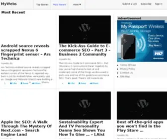 Mywebs.biz(The Internet Your Way) Screenshot