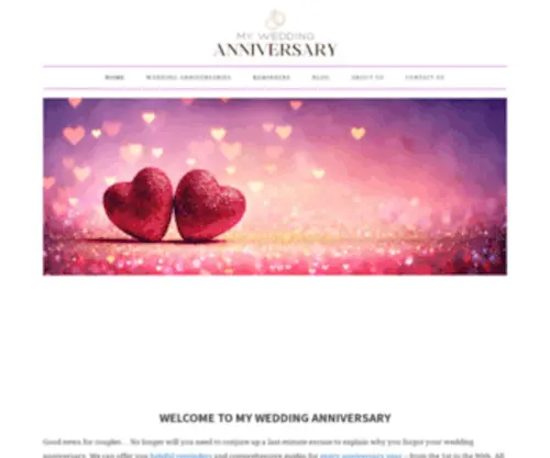 Myweddinganniversary.com(My Wedding Anniversary) Screenshot